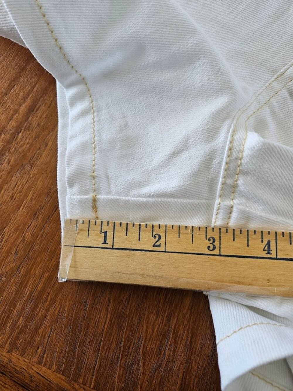 Cinq a Sept Turquoise Embellished Ceil Shorts Denim White 4 - Picture 12 of 12